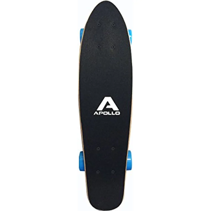 Apollo Wooden Fancy Skateboard, Vintage Cruiser Komplettboard mit und ohne LED Wheels, Größe: 22.5'' (57,15 cm), Farbe: Matei Mini – Bild 2