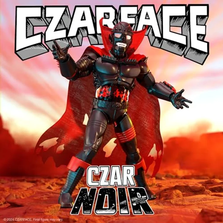 Super7 Czarface ULTIMATES! Wave 02, Actionfigur Czar Noir mit austauschbaren Köpfen, Händen und Zubehör, 17,8 cm – Bild 4