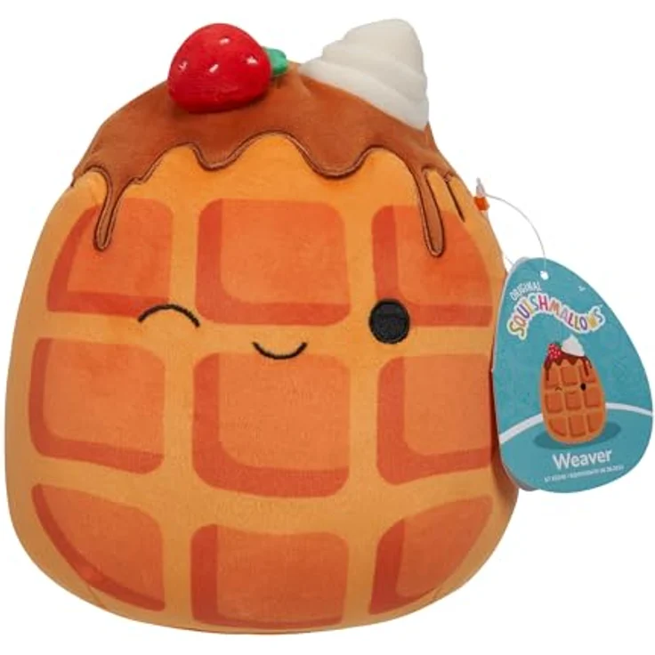Squishmallows Original 19cm - Weaver die Waffel, Kuscheltier in 19 cm Größe mit besonders weichem Material – Bild 1