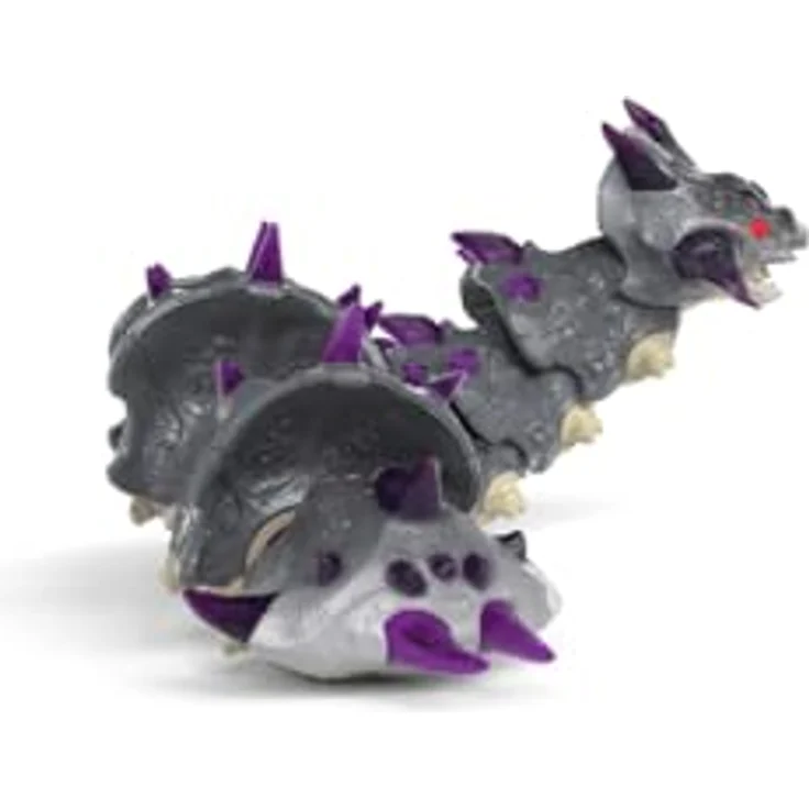 Schleich Schattenwurm (70830) Eldrador Creatures, beweglicher Körper mit stacheligen Kristallen, 26 x 4,7 x 4,2 cm – Bild 8