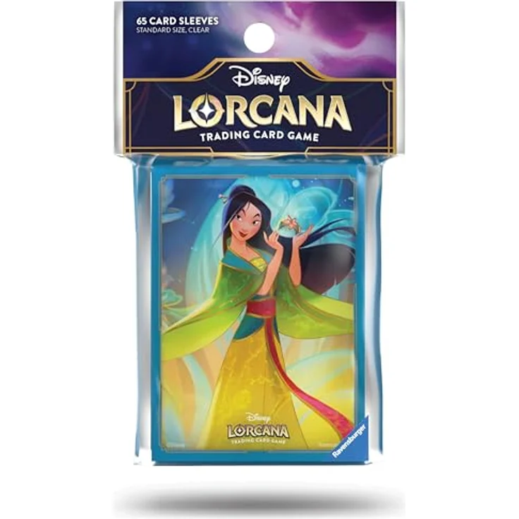 Ravensburger Disney Lorcana Trading Card Game: Mythen - Kartenhüllen Mulan, Schutz für Standard-Sammelkarten, mattes Finish – Bild 1