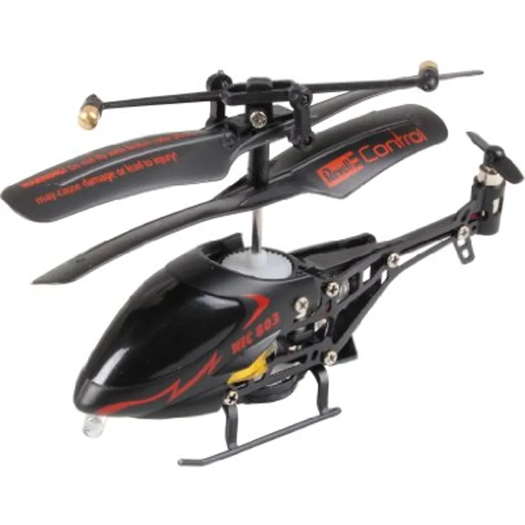 Revell Control, RC Quadrocopter Mini Fly, 4-Kanal IR-Fernsteuerung, 6-Axis Stabilisierungssystem, Rotorschutz, Ersatzrotoren Inklusive, LiPo Akku und Ladegerät, Länge 8 cm, Rot