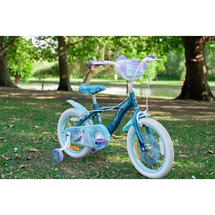 Huffy Disney Die Eiskönigin Frozen 16" Kinderfahrrad für 5-7 Jahre - Blau – Bild 3