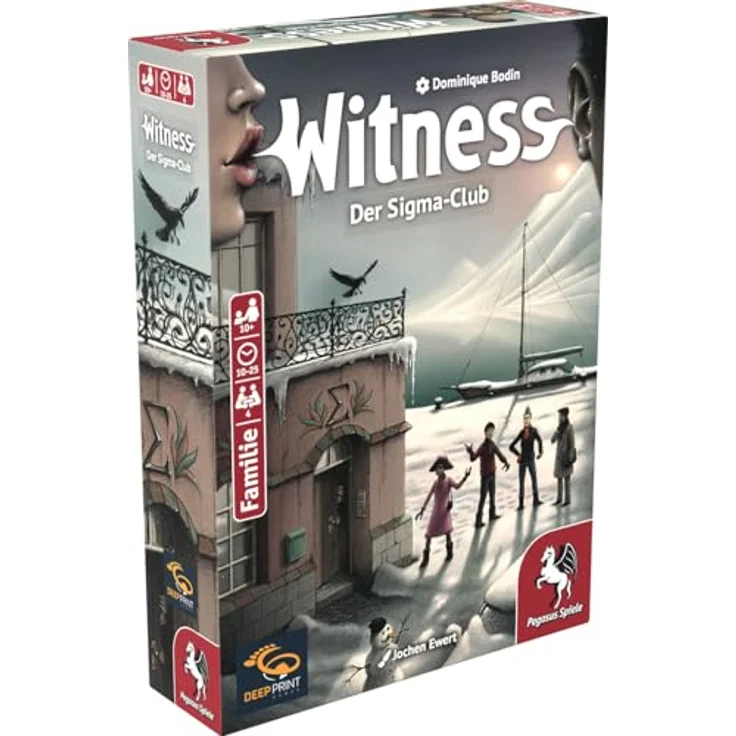 Pegasus Spiele Witness – Der Sigma-Club, Brettspiel mit langlebigem Zubehör und hochwertigem Material – Bild 1