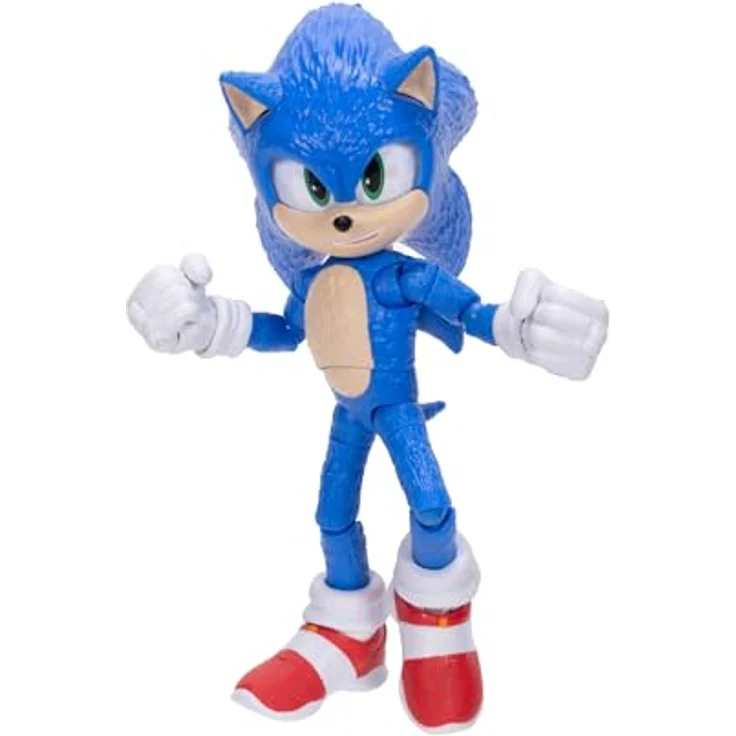 Sonic The Hedgehog 3 5" Sonic Figur mit 22 Gelenkpunkten, mehrfarbig – Bild 2
