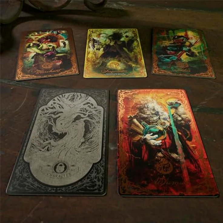 Avalon Hill Verrayal Deck of Lost Souls Kartenspiel, Tarot-inspiriertes Geheimrollen-Spiel, ab 12 Jahren, 3 bis 5 Spieler, 20 Minuten Durchschn. Kooperative Strategiespiele, Horror-Themen-Geschichte, Premium Tarot-Karten – Bild 3