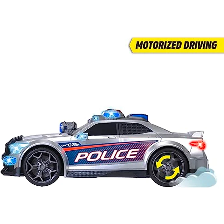 Dickie Toys Street Force Polizei Auto, motorisiertes Spielzeugfahrzeug mit Licht, Sound und Kofferraum, 33 cm, für Kinder ab 3 Jahren – Bild 3
