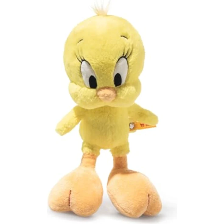Steiff Kuscheltier Tweety, Plüschtier 20 cm, gelb, handgefertigt, waschbar bei 30 °C, ideal für Kinder – Bild 1