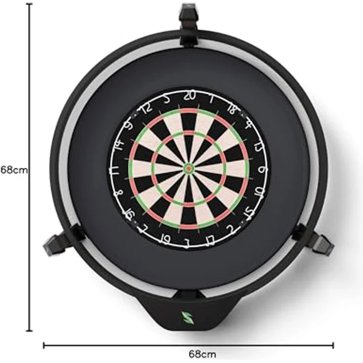Scolia "Home 2 Flex" Autoscoring-System, automatische Punktezählung für Steeldarts mit 360° LED Beleuchtung, flexibles Abo-Modell – Bild 11