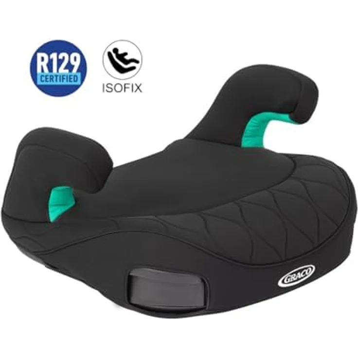 Graco Sitzerhöhung Booster Max R129 inkl. Isofix - Midnight, für Kinder von 7-12 Jahren (135 cm - 150 cm) – Bild 4