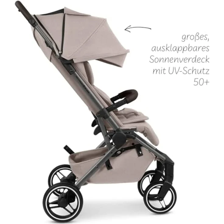 ABC Design Sportbuggy Ping 3 Trekking Reisebuggy, 5-Punkt-Gurtsystem, UPF 50+, Camel – Bild 4