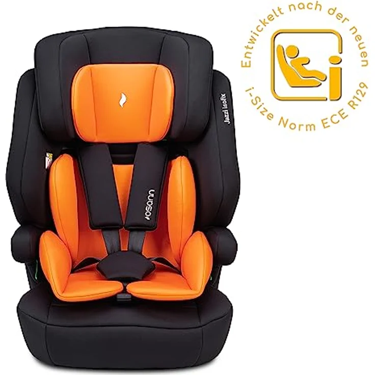 Osann Autokindersitz Jazzi Isofix, mitwachsender Kindersitz, für Kinder von 76-150 cm, in Schwarz – Bild 4