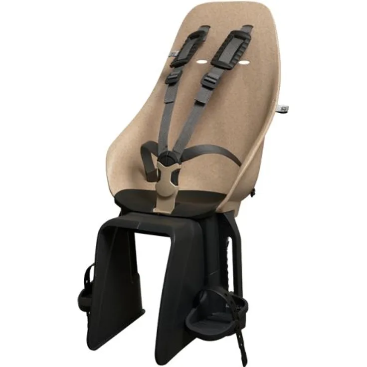 Urban Iki Ta-ke Bio Fahrrad-Rücksitz - Gepäckträgermontage - Oishi Beige / Bincho Black