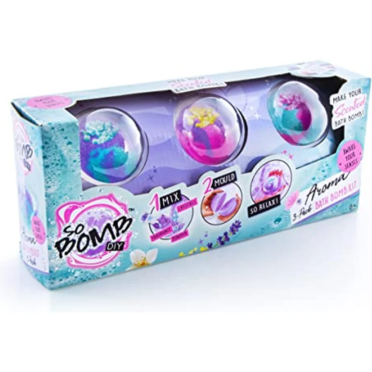 Canal Toys DIY-Set zum Erstellen von 3 Badekugeln, Aromatherapie, So Bath Bomb 3 Pack-BBD 039, mehrfarbig – Bild 2