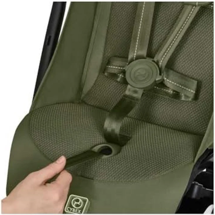cybex Gold Buggy Orfeo, Buggys mit Feststellbremse, Federung und 5-Punkte-Gurt, Waldgrün, 52x102x77 cm – Bild 2