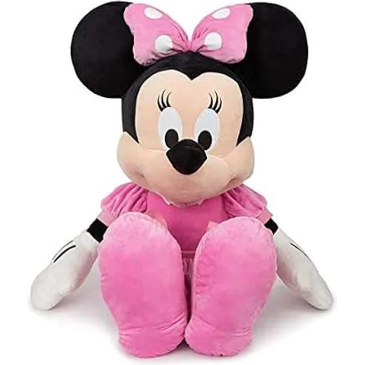 Simba Toys Disney Minnie Mouse, weiches Plüschtier in Rosa, 120 cm, geeignet ab 0 Monaten – Bild 2