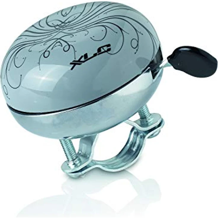 XLC Unisex – Erwachsene Fahrradglocke Mingun DD-M15 Durchmesser 83 mm DD-M09, Grau, One Size