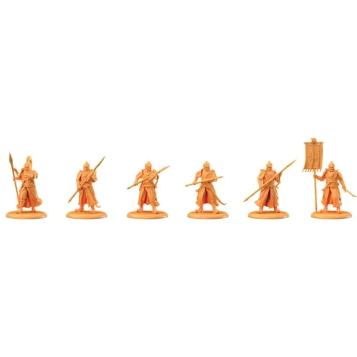 Cmon A Song of Ice & Fire - Martell Spearmen, Miniatur mit 13 Figuren und Einheitenkarte, Spanisch – Bild 4