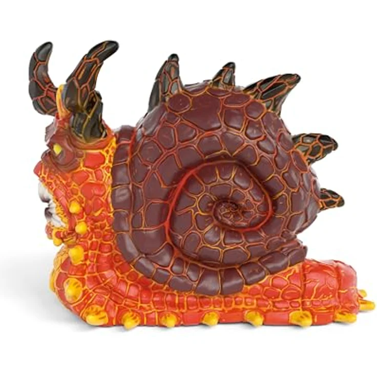 Schleich Lavaschnecke Eldrador Creatures, orange-rote Spielzeugfigur mit spitzen Stacheln, 9 x 5 x 5 cm – Bild 4