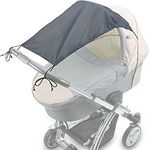 DIAGO 30104.74772 Basic Sonnensegel für Kinderwagen, UV Schutz 40+, verstellbar, für Kombikinderwagen und Sportwagen