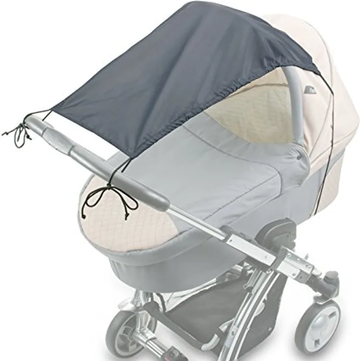 DIAGO 30104.74772 Basic Sonnensegel für Kinderwagen, UV Schutz 40+, verstellbar, für Kombikinderwagen und Sportwagen