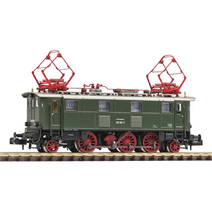 Piko N 40823 N E-Lok BR 132 der DB, Epoche IV, mit PSD XP Sound-Decoder und LED-Beleuchtung, detailliertes Modell im Maßstab 1:160