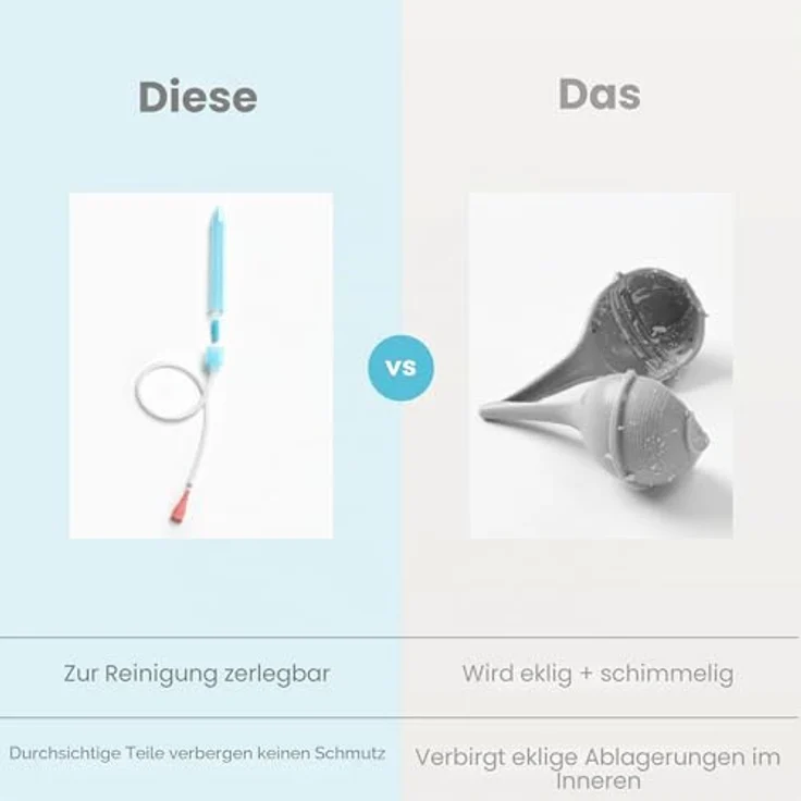 Frida Nosefrida Nasal Aspirator, sicherer Nasensauger ab Geburt, klinisch und arzt empfohlen – Bild 4