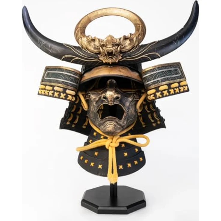 Pure Arts Assassins Creed Yasuke Helmet Life Size Scale Replica, 63 cm, Resin mit LED-Funktion, limitiert auf 2000 Stück – Bild 2