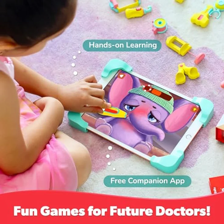 PlayShifu Tacto Doctor Set, interaktives Lernspielzeug für Kinder ab 4 Jahren, 16 Zubehörteile, handlich und leicht transportierbar – Bild 5