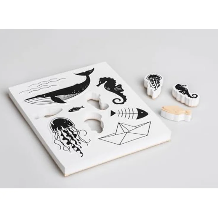 HEYDA Motivstempel-Set Maritim, Stempel mit Motiven von 10,0 bis 55,0 mm, 1 Stück – Bild 5