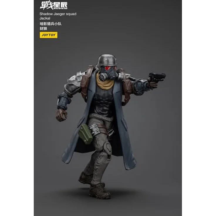 Joy Toy Battle For the Stars Actionfigur Shadow Jaeger Squad Jackal, 16 cm, hochdetailliert und voll beweglich mit austauschbaren Händen und Waffenaccessoires – Bild 16