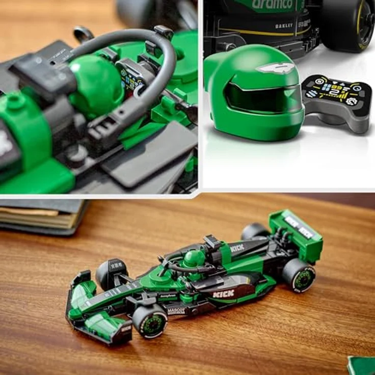 LEGO Speed Champions Kick Sauber F1 Team C44 Rennauto - Spielzeug mit Formel 1 Minifigur - Bauset - Geschenk für Kinder ab 10 Jahren und Erwachsene Motorsport Fans 77247 – Bild 5