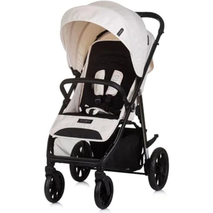 Chipolino Kinderwagen Buggy Insta, klappbar, mit Fußabdeckung, Federung, verstellbarem Sonnendach und 5-Punkt-Sicherheitsgurt – Bild 2