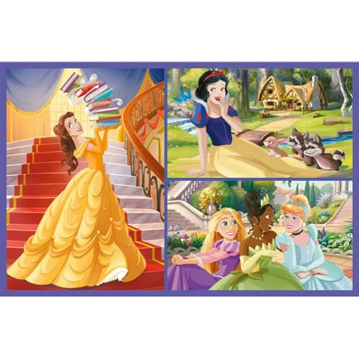 Trefl 2in1 Puzzle: Disney Princess Märchentage, 2 x 70 Teile, Set für Kinder ab 4 Jahren, leuchtende Farben und hochwertige Materialien – Bild 3