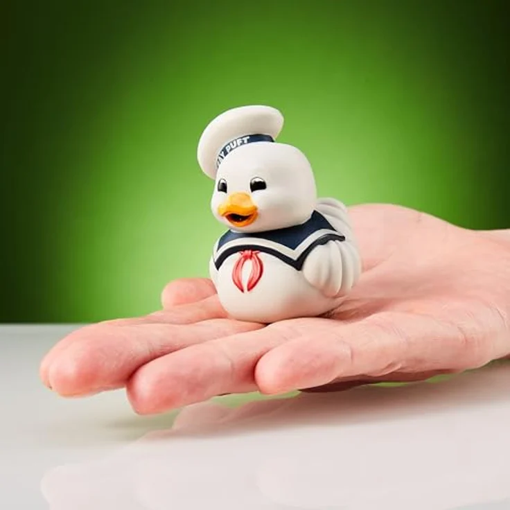 TUBBZ Mini: Ghostbusters - Stay Puft Cosplaying Rubber Duck, 5 cm große Sammelfigur mit Ghostbusters-Logo, offiziell lizenziert – Bild 5