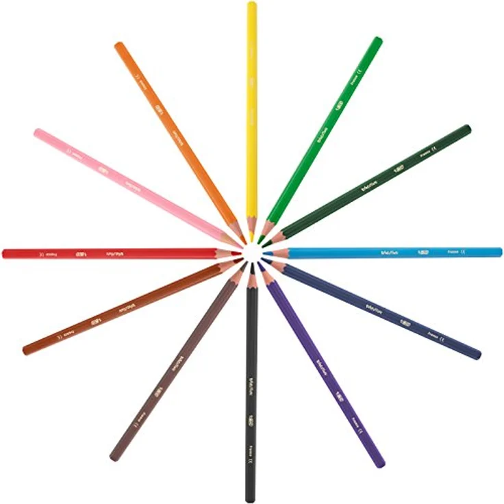 Bic Kids 907901 Evolution Buntstifte Set Metalleimer mit 288 Buntstiften – Bild 5
