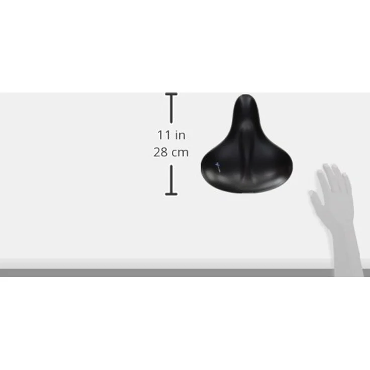 Selle Royal, Velosattel "Journey", mit Royalgel, schwarz, für City- und Tourenräder – Bild 3