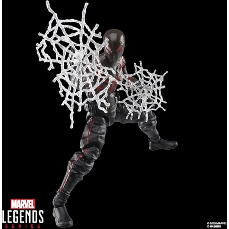 Hasbro Marvel Legends Spider-Man 2, Miles Morales Brooklyn 2099 Actionfigur, 15 cm, mit 6 Accessoires und beweglichen Gelenken – Bild 5