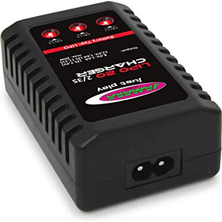 JAMARA Ladegerät LiPo 20 2S/3S mit integriertem Balancer, AC 100-240V, 1,6 A Ladestrom, für ferngesteuerte Fahrzeuge – Bild 4