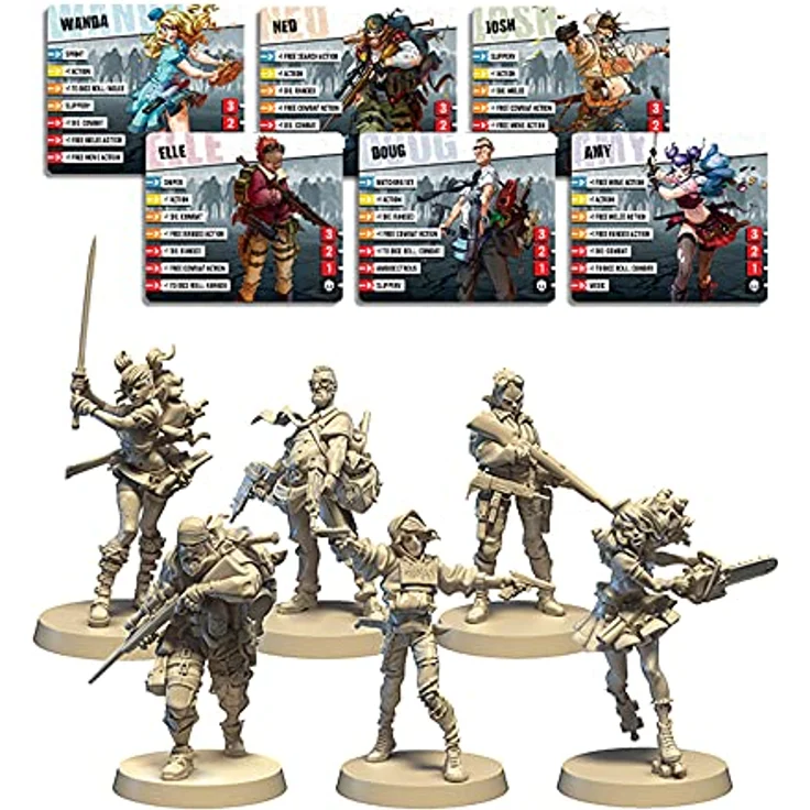 Asmodee Zombicide 2nd Edition, Brettspiel für 1-6 Spieler, ab 14 Jahren, spannende Zombie-Apokalypse, Spielzeit 60 min – Bild 5