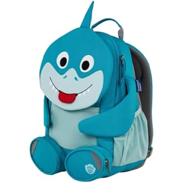 Affenzahn Grosser Freund Kindergartenrucksack, 31 cm, Grün, mit ökologischem Grünen Knopf und Trinkflaschenfach – Bild 2