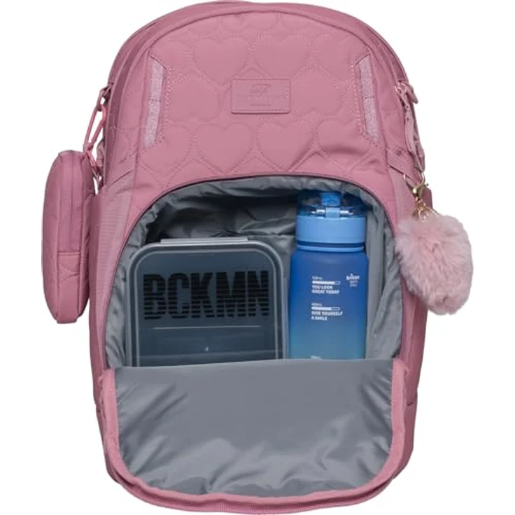 Beckmann Norway Schulrucksack Sport Air, 30 Liter, ergonomisches Tragesystem, grün, wasserabweisendes Material aus recycelten PET-Flaschen – Bild 6