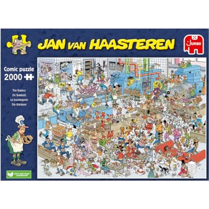 Jumbo 1110100311 Die Bäckerei 2000 Pieces Puzzlespiel, Mehrfarbig – Bild 4