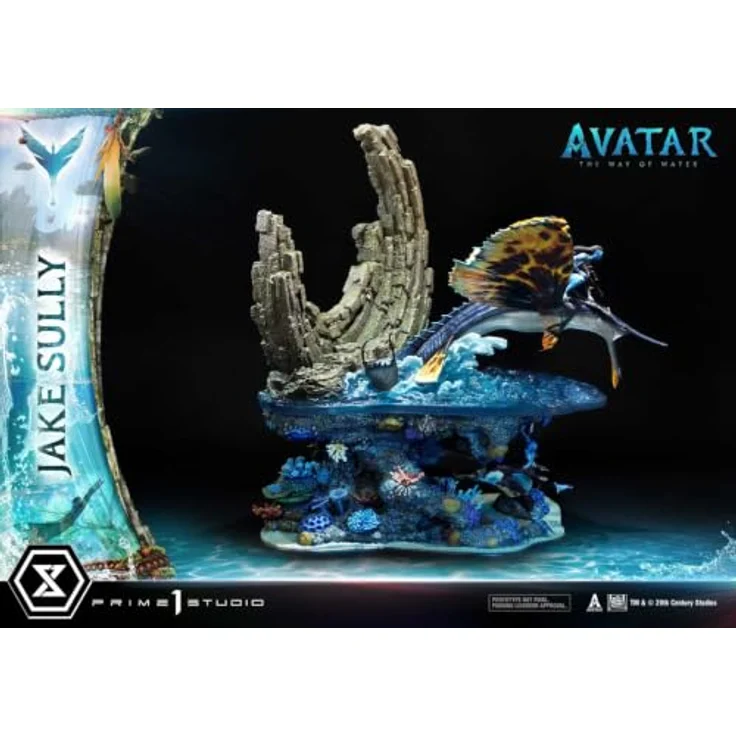 Prime 1 Studio Avatar: The Way of Water Statue Jake Sully Bonus Version, 59 cm, detailreiche Sammelfigur aus hochwertigem Kunststoff – Bild 7