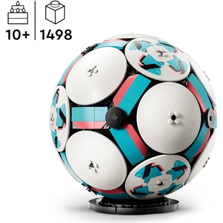 LEGO Editions Fußball Spielzeug 3D Modellbau mit interaktivem Miniaturstadion, Geburtstagsgeschenk für Sportfans ab 10 Jahren - 43019 – Bild 2