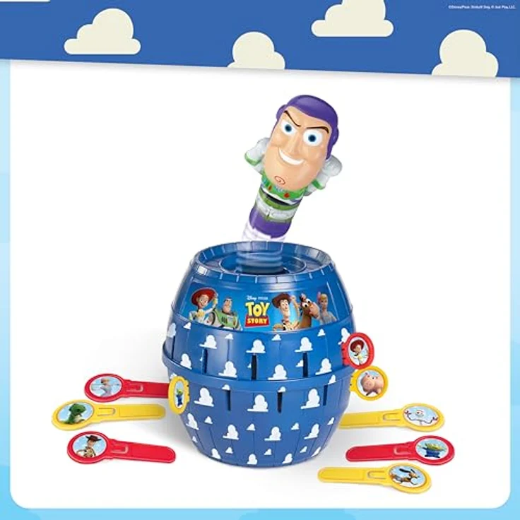 Tomy Disney Pixar Toy Story - Pop Up Buzz Lightyear, Brettspiel für 2-4 Spieler, geeignet ab 4 Jahren – Bild 4