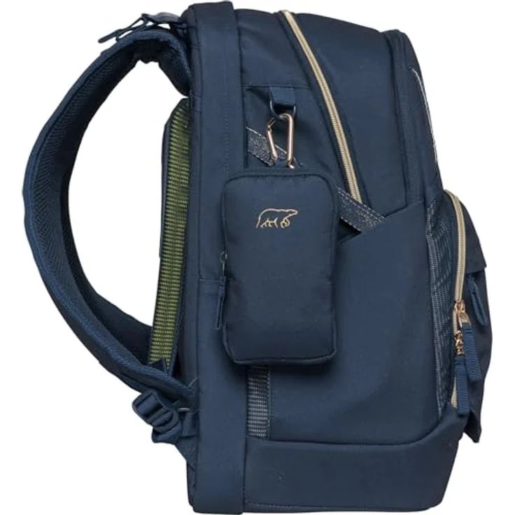 Beckmann Norway Schulrucksack Sport Air, ergonomischer Rucksack mit 30 Liter Volumen, grün, wasserabweisendes Material aus recycelten PET-Flaschen – Bild 3