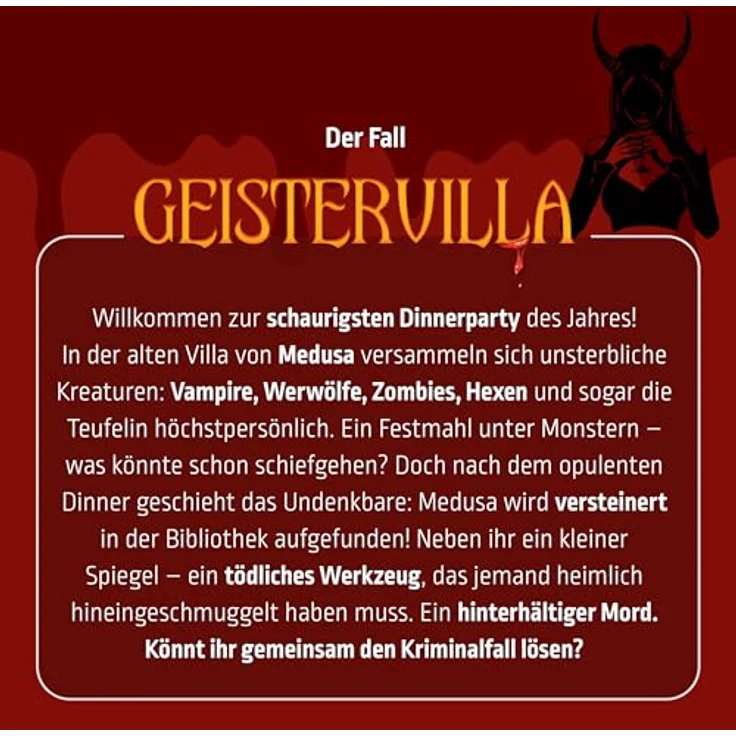 Mord bei Tisch MORD bei Tisch Krimidinner - Der Geistervilla Fall, für 6 bis 8 Personen, ab 16 Jahren – Bild 5