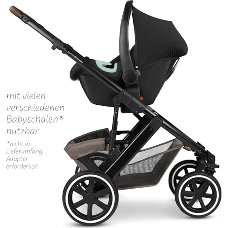 ABC Design Kombi-Kinderwagen Salsa 5 Air - Pure - Nature, inkl. Gratis Mobilitätsgarantie – Bild 9