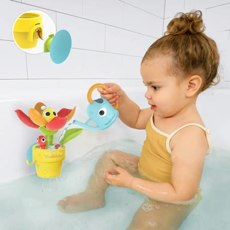 Yookidoo Peek-A-Bee Tub Flower, interaktives Badespielzeug mit Überraschungen für Kinder ab 18 Monaten – Bild 2
